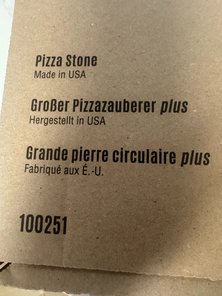 2 Pampered Chef Family Heritage 15" Pizza Baking Stone 100251 Open Box NEW SET - Image 3 of 4