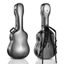 Yescom ABS Acoustic Guitar Case Hard with Backpack Straps 43 Inch Hardshell