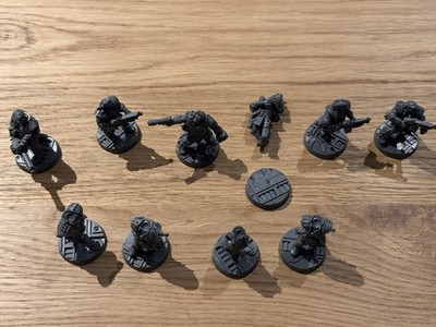 Warhammer 40K Necromunda Palanite Enforcers Gebraucht Unvollständig