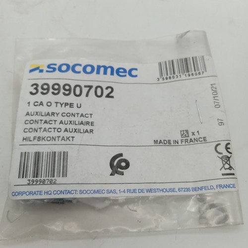 Socomec 39990702 Auxiliary Contact Box of 50 - Picture 3 of 5