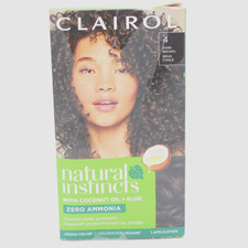 Clairol Natural Instincts  4 Dark Brown 20 Min Hair Color Lasts 28 Shampoos