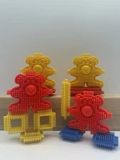 Playskool Bristle Blocks Bears And Replacement Pieces Vintage