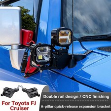 A-pillar Spotlight Bracket Searchlight Holder For Toyota Fj Cruiser 2006-2022 A-pillar Spotlight Bracket Searchlight Holder For Toyota Fj Cruiser 2006-2022