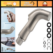 Universal Kitchen Sink Sprayer Attachment - Brushed Nickel Faucet Spray Head, Co