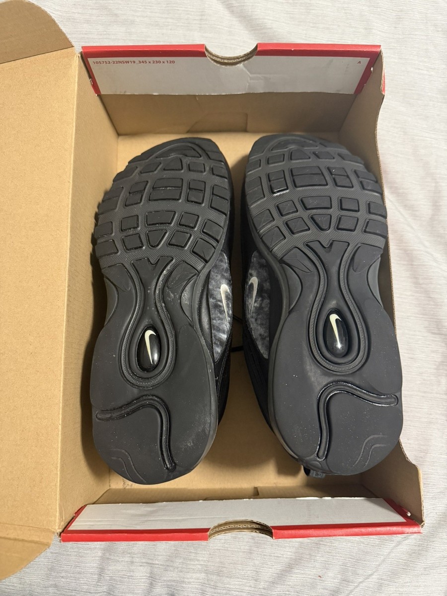 Nike Air Max 97 Triple Black 921826-015 Men’s Size 11 Shoes w/ Box View 6