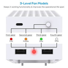 New Game Console Cooling Fan Heat Dissipation Adjustable Speed Upgraded Cooling