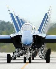 U.S. NAVY BLUE ANGELS TAXI INTO FLIGHT LINE PHOTOGRAPH PHOTO PRINT
