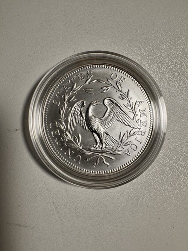 2024 Silver 230TH Anniversary Flowing Hair Medal W/OGP - Picture 3 of 3