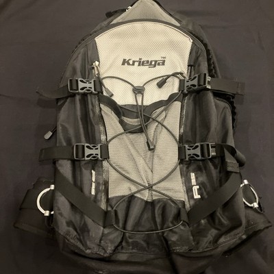 Kriega R35 Motorcycle Backpack Gray And Black 35 Liters