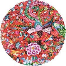 HARTMAZE Hundred Birds Paying Homage to The Phoenix 253pc Round Puzzle