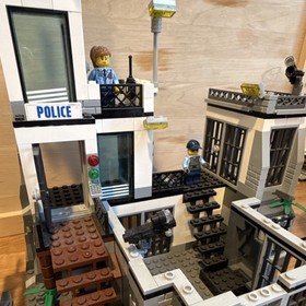 LEGO City Prison Island 60130 Set with Minifigures, Helicopter, Boat