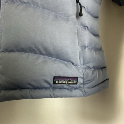 Patagonia Coat Down Sweater Light Blue Puffer Jacket Womens Size Medium #0549 - Picture 2 of 15
