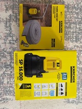 KARCHER. Submersible flat suction water pump. SP 16.000And fabric hose set