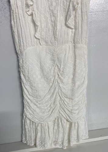 CHELSEA & VIOLET französisches elegantes ärmelloses Kleid weiß Spitze Größe Small/gebraucht - Bild 11 von 17