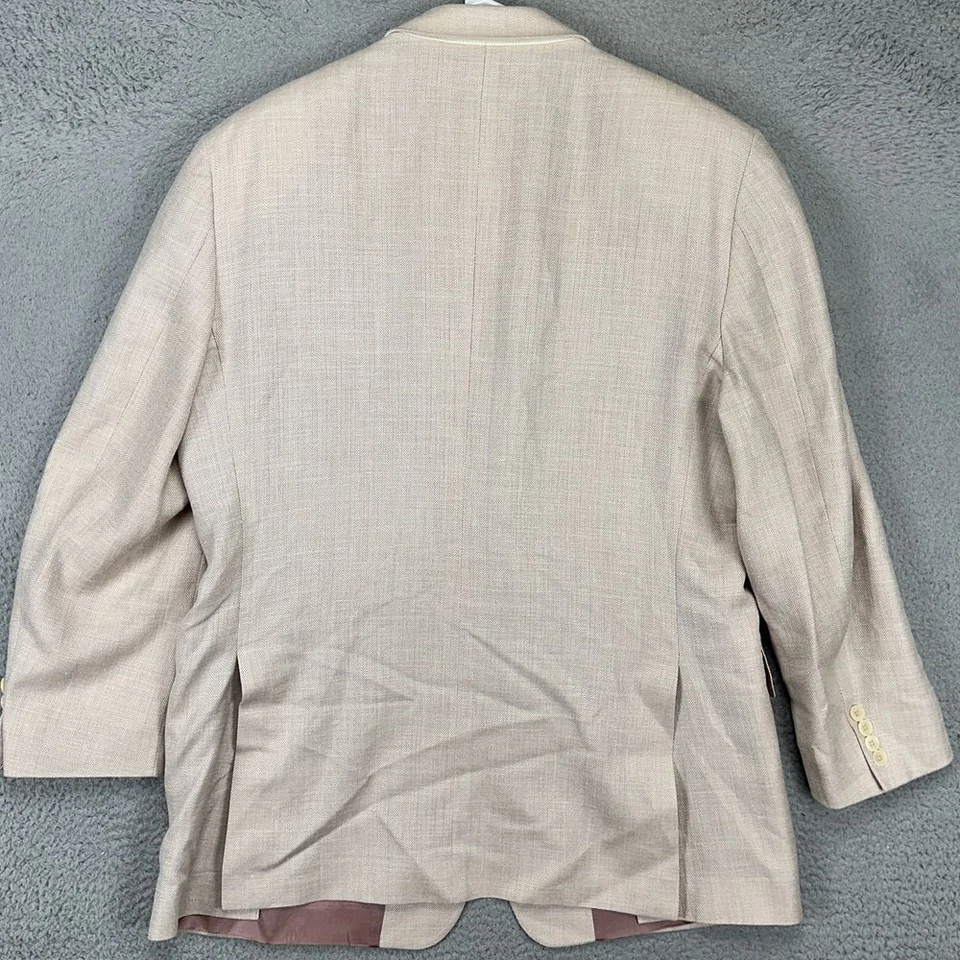 Blazer Abrigo Deportivo Faconnable Para Hombre 46R Rosa Claro Espiga 3 Botones Delanteros Foto 2 de 4