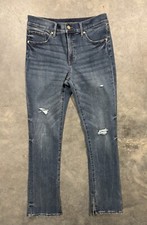 Express Jeans Skyscraper Mid Rise Stretch Blue Denim Womens 10 Regular