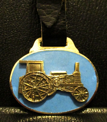 Case Steam Engine Traction Tractor Pocket Watch Fob Rumley Huron Russell Avery