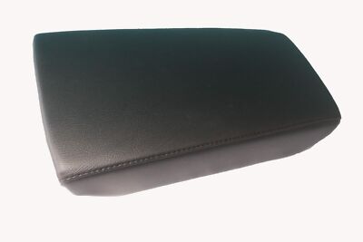 Vinyl Black Center Console Lid Armrest Cover Fits 18-20 Honda Accord