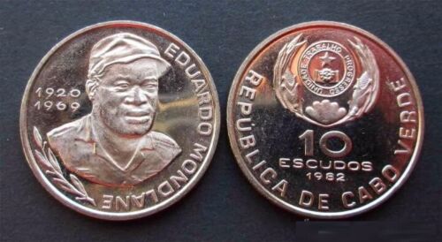 CABO VERDE 10 escudos Eduardo Mondlane 1920 - 1969 S/C
