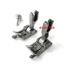 2 Industrial Sewing Machine Hinged Presser Foot With Right + Left Guide SP-18