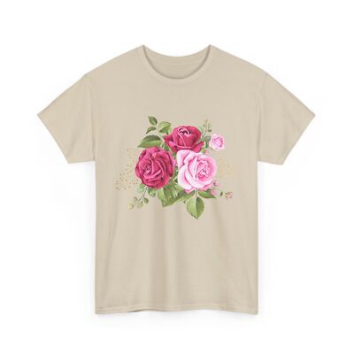 Roses Shirt, Rose Lovers T-shirt, Gardening Flowers Nature Women Girls
