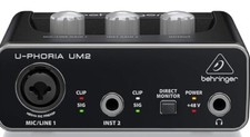 Behringer U-phoria Um2 Usb Audio Interface