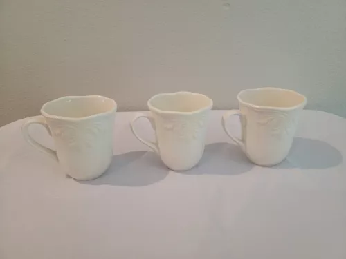 LENOX BUTLER'S PANTRY GOURMET COFFEE TEA MUGS (set of 3)