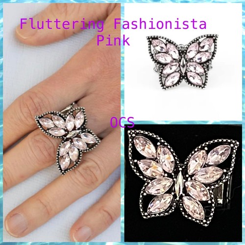 Fluttering Fashionista Pink Ring 