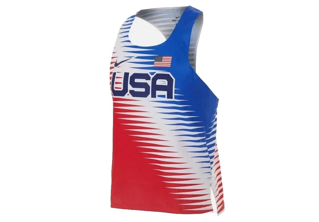 Nike Slim Striped Activewear Tops for Men