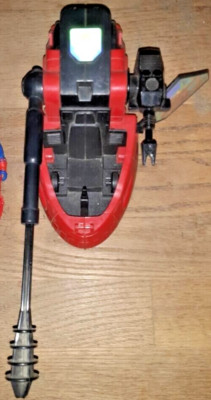 Visionaries Lancer Cycle Vehicle Cryotek Figure 1987 Hasbro Incomplete holograms