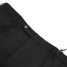 Zanella Platinum NWT Dress Pants Size 40 Parker US Solid Gray Wool Blend