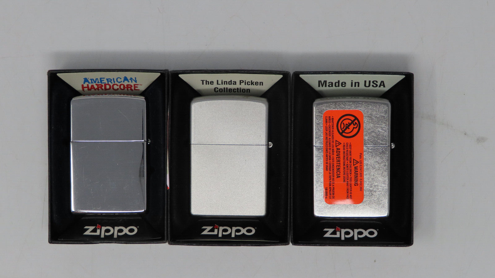 Lot of 9 Zippo Lighters eBay