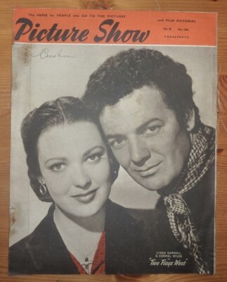 PICTURE SHOW Vol 55 No 1445 9TH DEC 1950 LINDA DARNELL CORNEL WILDE FRONT COVER