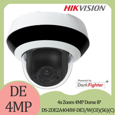 Hikvision DS-2DE2A404IW-DE3(C0)(S6)(C) 4x Zoom 4MP IP PT DarkFighter Dome Camera