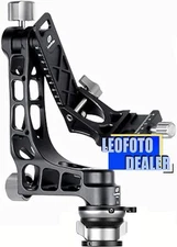Leofoto PG-1 + LB-65 Lightweight Heavy Duty Gimbal Tripod Head & Leveling Base