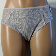 JCP Ambrielle Bikini 91 Nylon Lilac Raindrops Panties NWT Size XXL Retail 12