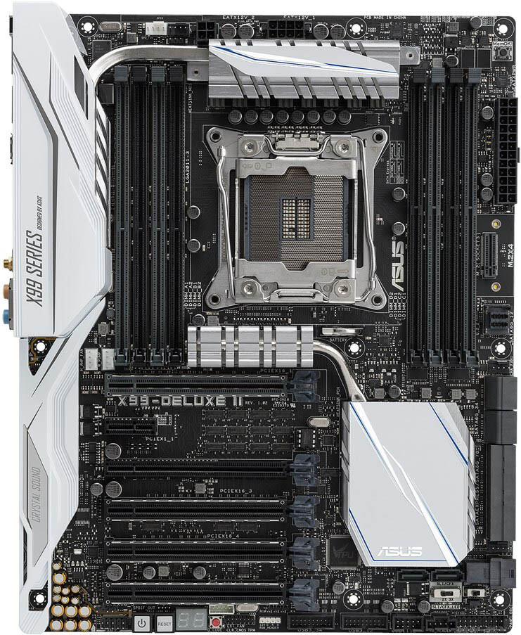 FOR ASUS X99-DELUXE II X99 Motherboard Supports 2011V3 V4 DDR4