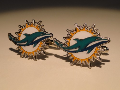 Miami Dolphins Manschettenknöpfe NFL Football - Bild 5 von 6