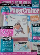 Paper Crafter 89 Piece Craft Kit Issue 183 Free Highlight Crafts 2023 New
