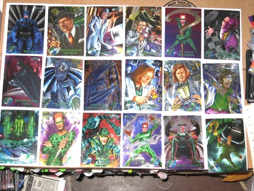 Batman Forever Metal Set 100 Cards by Fleer 1995 includes Checklist DC + A1 - Picture 1 of 12