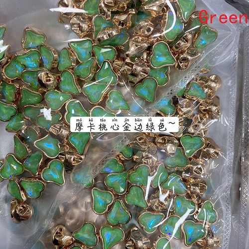 20PCS 10mm Crystal Buttons for Shirt Blouse Heart Shape Small Sewing DIY Crafts - Picture 7 of 22