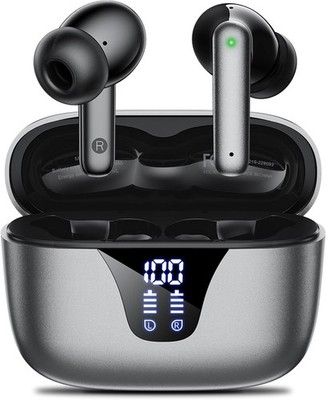 Wireless Bluetooth 5.3 Earbuds 50H Playtime LED Display Charging Case Stereo...