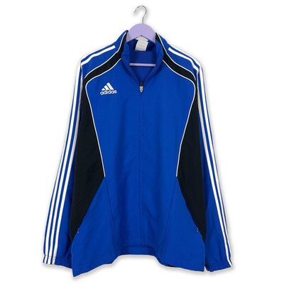 Adidas Vintage Windjacke blau mit Reißverschluss 2000er Jahre - Größe D8 F192 Herren