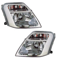 Scheinwerfer Set FüR Citroen C2 JM 2003-2017 H4 Motor LWR Links Rechts