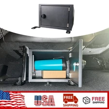 Safe Box Cargo Storage Lock Box Rear Under Seat For Jeep Wrangler JL 2018-24 US