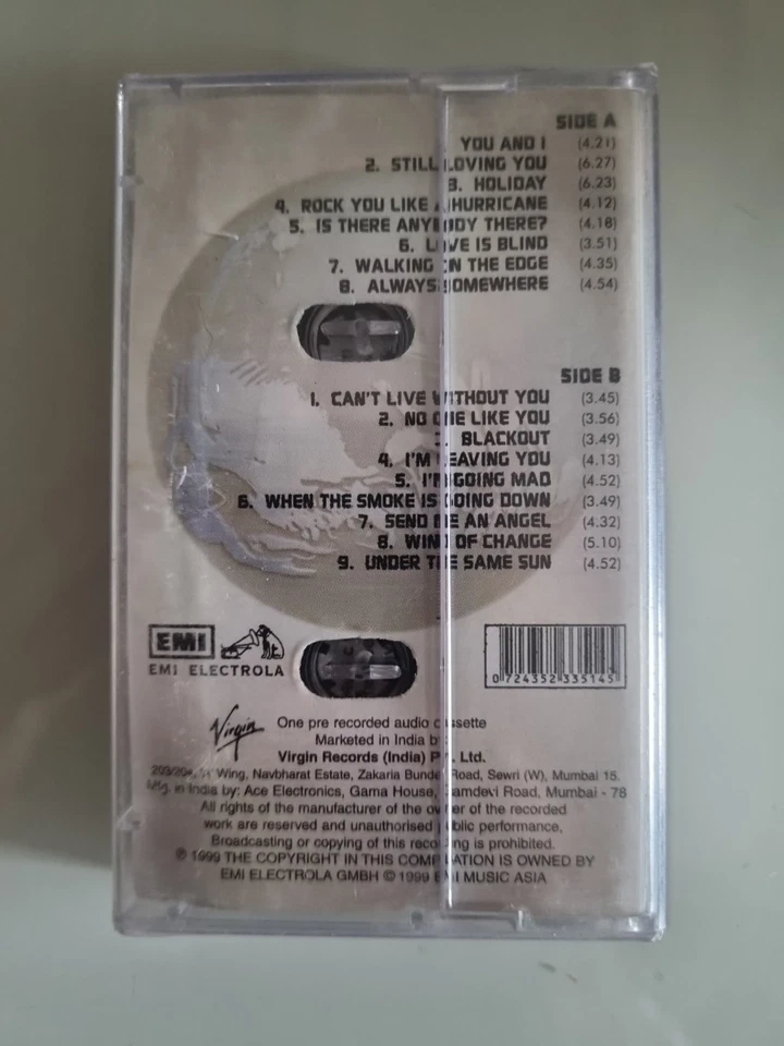 Scorpions - The Millennium Collection INDIA MADE SEALED CASSETTE - Image 3 of 3