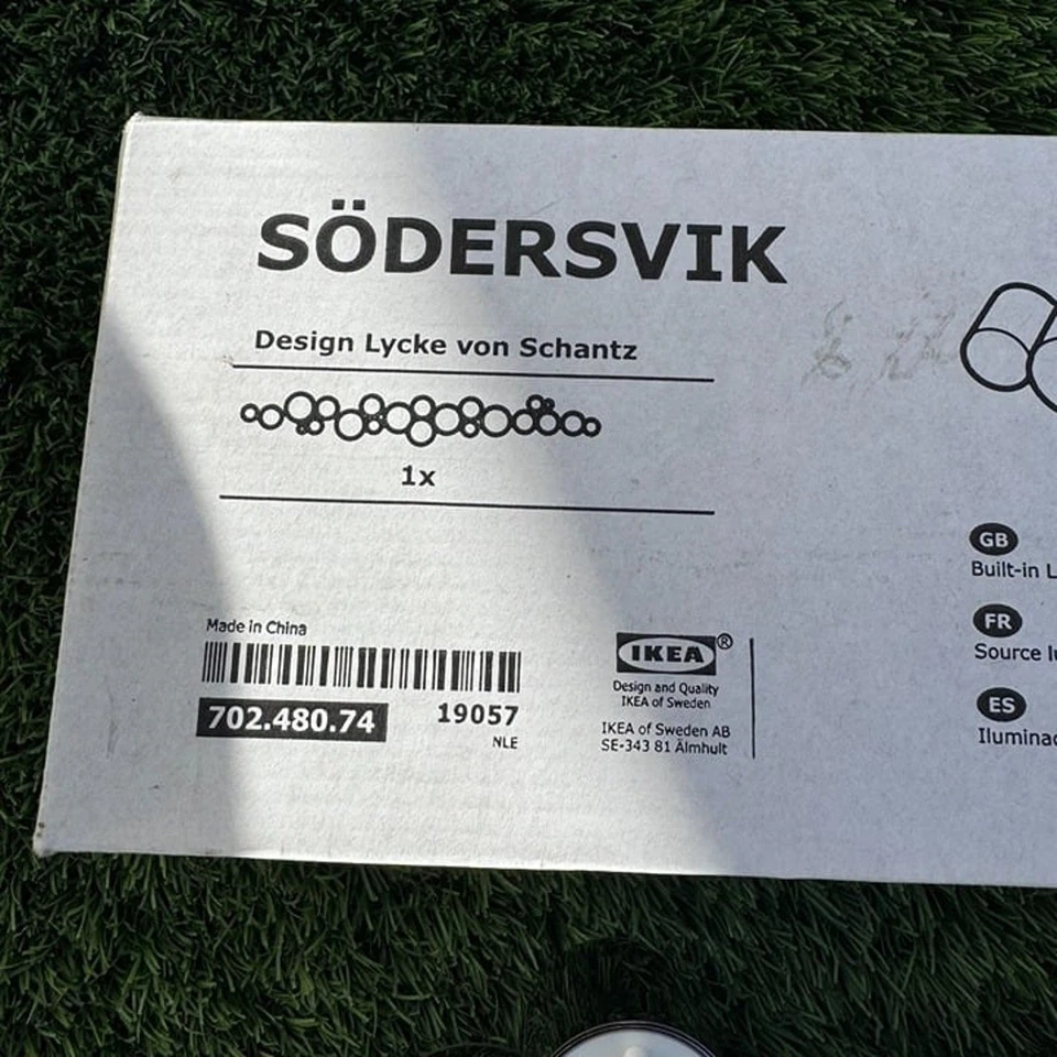 IKEA SODERSVIK Wall Lamp Chrome Plated Dimmable LED 704.551.29 Lycke von Schantz - Image 4 of 4