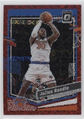 2023-24 Panini Donruss Optic Red Velocity Prizm 12/299 Julius Randle #40 00zd