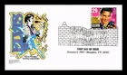 DR JIM STAMPS US COVER ELVIS PRESLEY LEGENDS OF MUSIC FDC HOUSE OF FARNAM CACHET