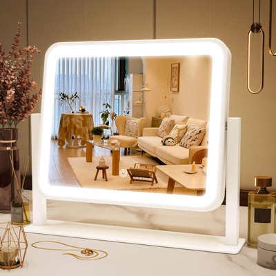 Vanity Mirror with Lights 14''x12'' Makeup Mirror with LightsLighted Vanity Mirro